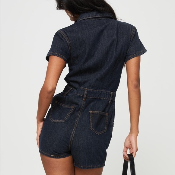 Princess Polly denim romper NWT size 8 - Picture 5 of 6